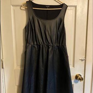 Torrid Faux Leather Fit and Flair mini dress Size 0